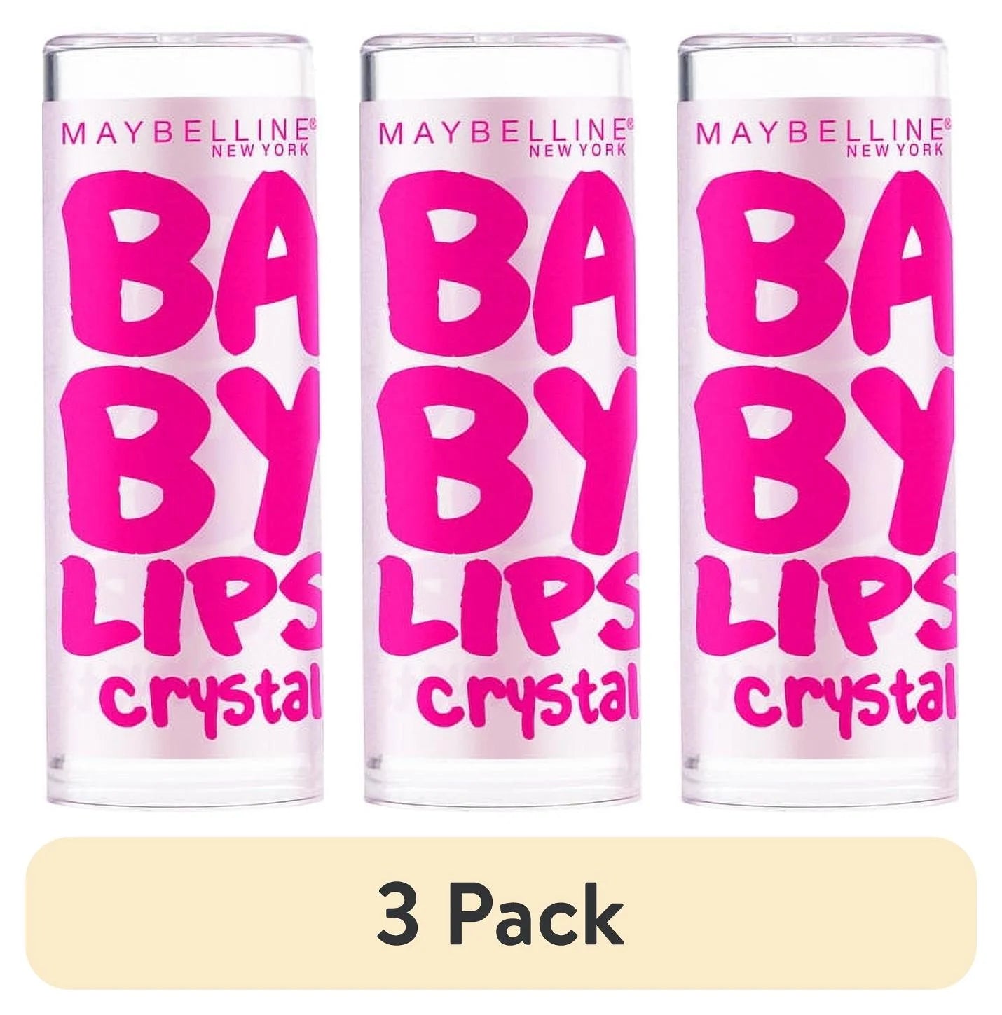 Baby Lips Crystal Moisturizing Lip Balm, Pink Quartz