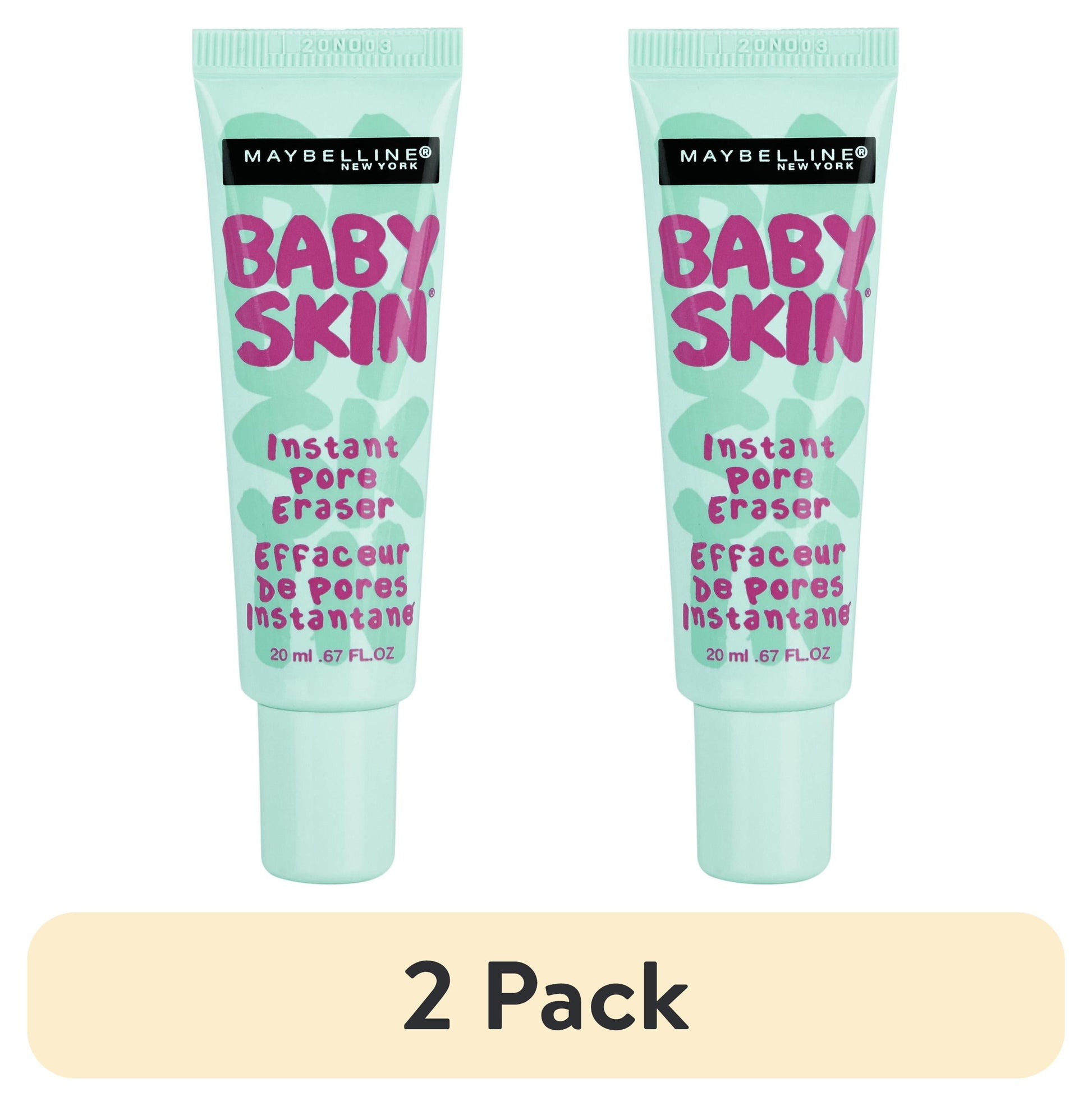 Baby Skin Instant Pore Eraser Primer, Clear, 0.67 Fl Oz